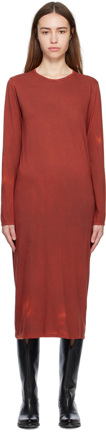Gabriela Coll Garments Orange No.154 Midi Dress