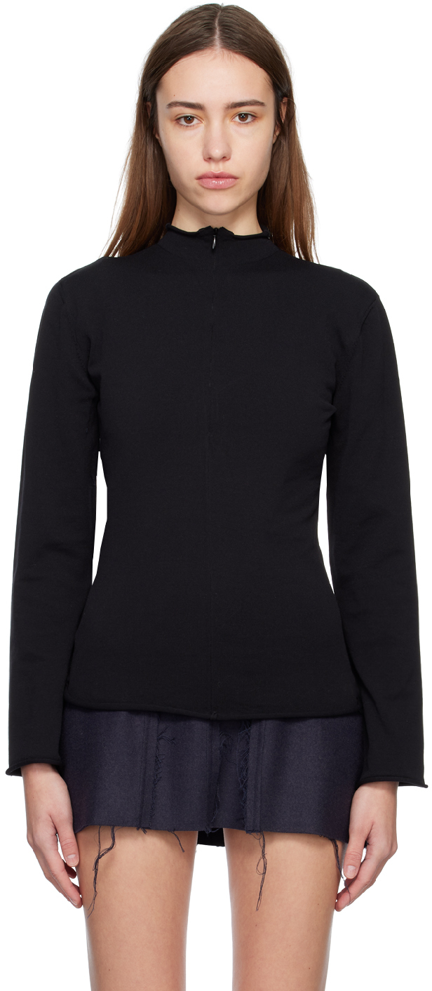 Gabriela Coll Garments Black N.180 Sweater