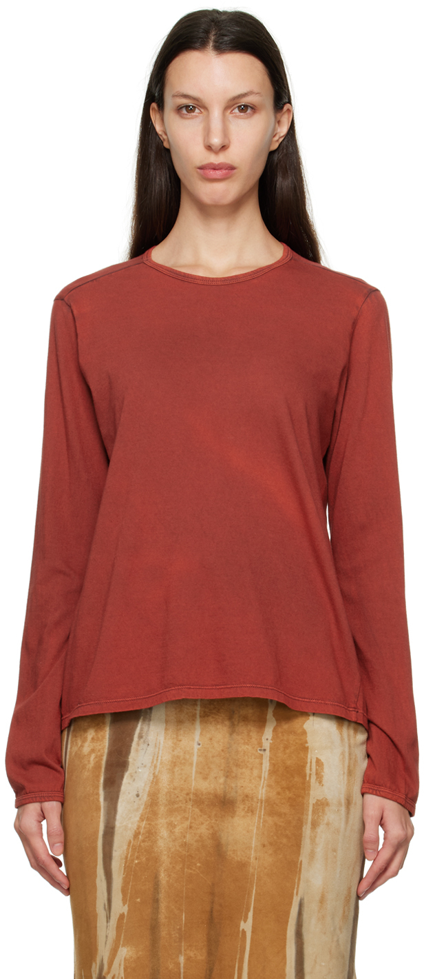 Gabriela Coll Garments Red No.87 Long Sleeve T-Shirt