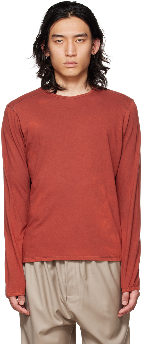 Gabriela Coll Garments SSENSE Exclusive Red No.87 Long Sleeve T-Shirt