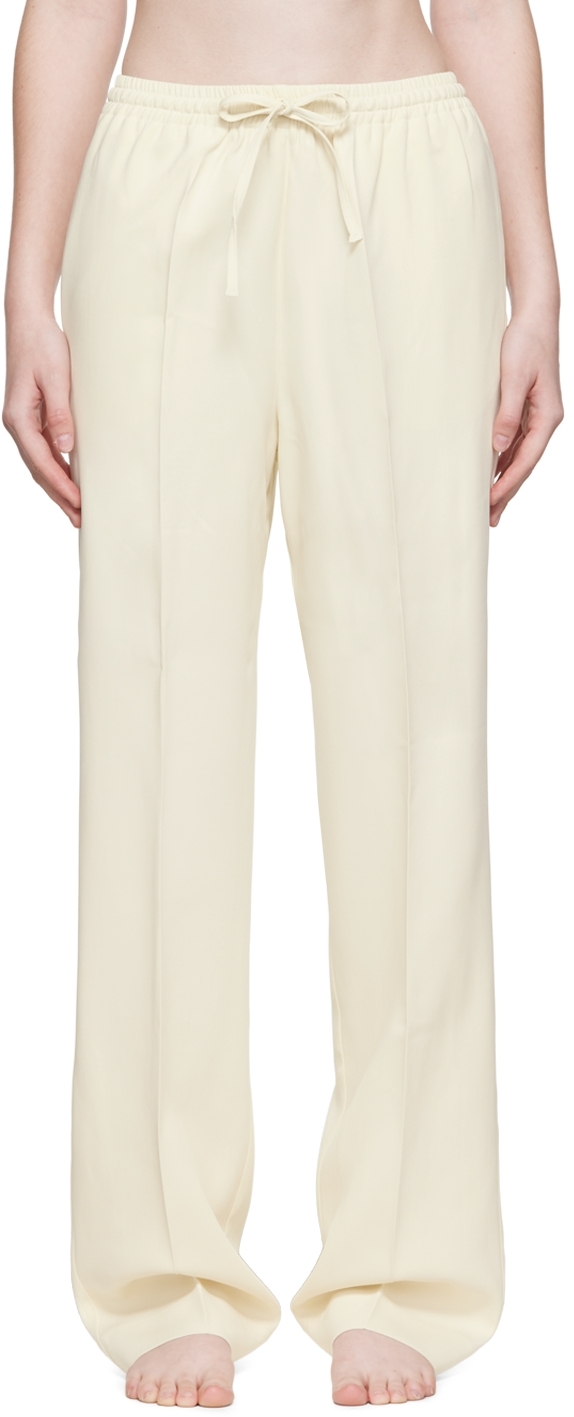 Aurelia Bottoms Pants and Trousers : Buy Aurelia Off White Cotton Pant  Online | Nykaa Fashion.
