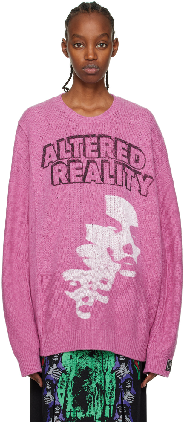 Pink 'Altered Reality' Sweater