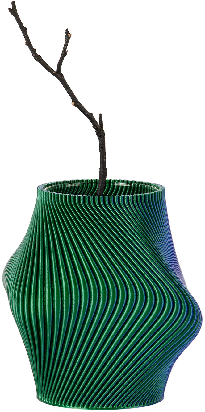 Sheyn Ssense Exclusive Green Bloz Vase In Green