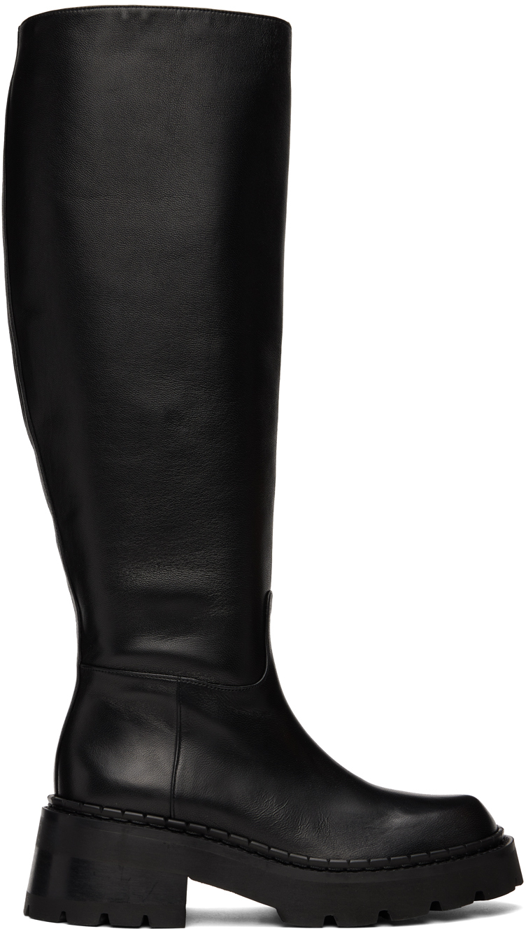 By Far Black Russel Boots In Bl Black