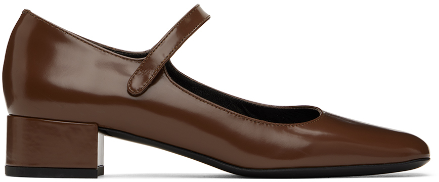 BY FAR Brown Ginny Loafers