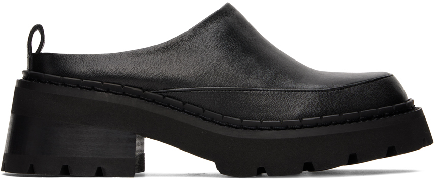【関税込み】BY FAR ブラック Reyna ローファー BY FAR: Black Reyna Loafers | SSENSE 日本