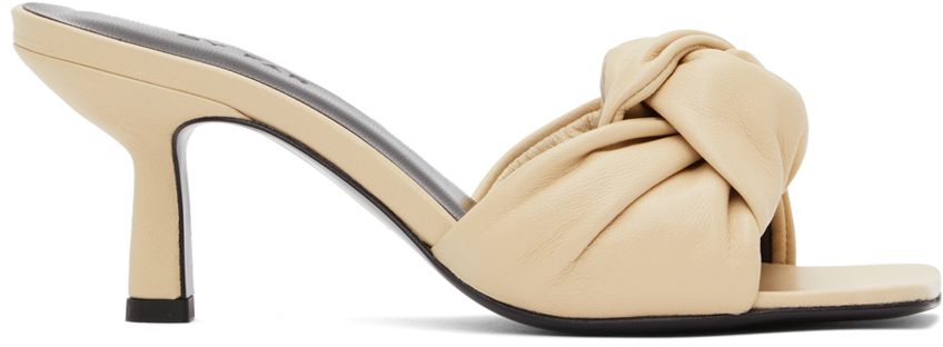 Sandales à petit talon Orly beiges Ssense Femme Chaussures Sandales À Talons À petits talons 
