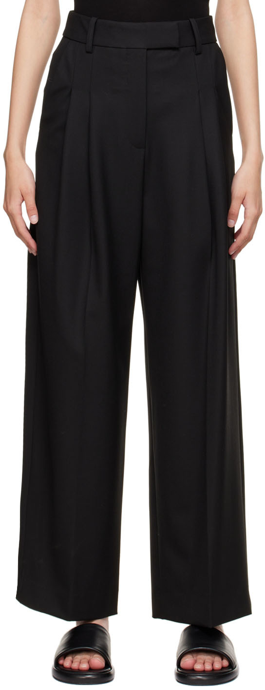humane Underholde overførsel Black Cymbaria Trousers by by Malene Birger on Sale