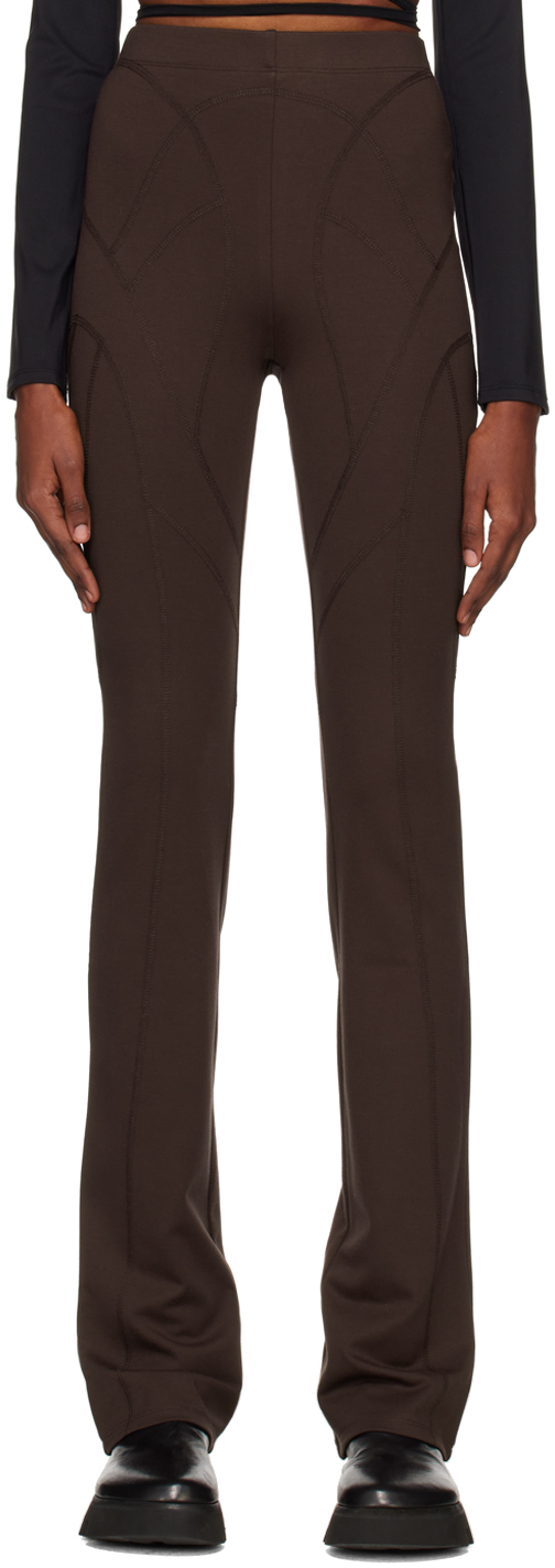 Heliot Emil Brown Dulcet Trousers In Chocolate Brown