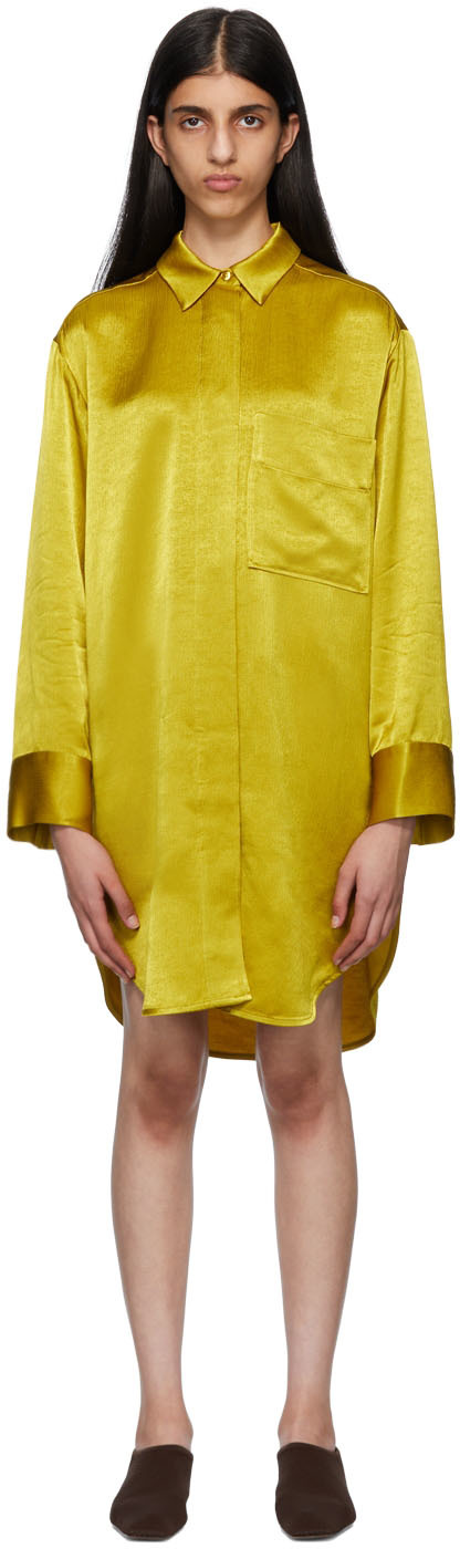 by Malene Birger Yellow Olisse Minidress