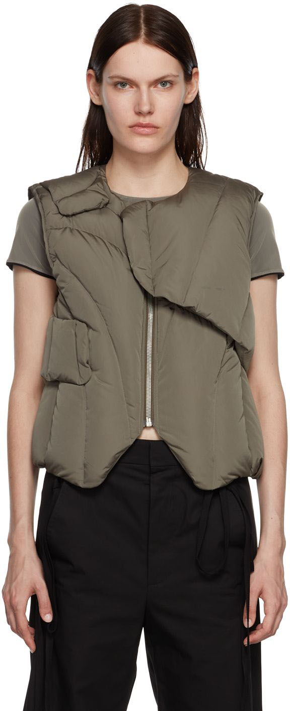 SSENSE Exclusive Gray Down Vest