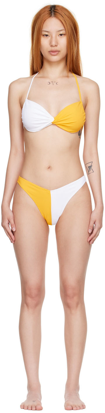 Gil Rodriguez Yellow & White Isla Margarita Bikini