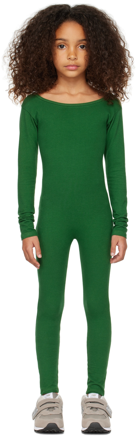 Gil Rodriguez Ssense Exclusive Kids Green Via Olympia Jumpsuit In Emerald
