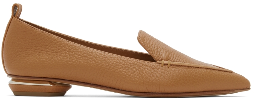 Nicholas Kirkwood Beya Burgundy Leather Loafers sale flats – AvaMaria