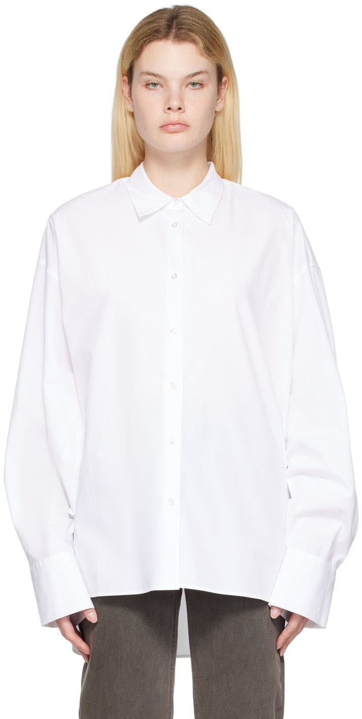 Axel Arigato White Network Oversized Shirt