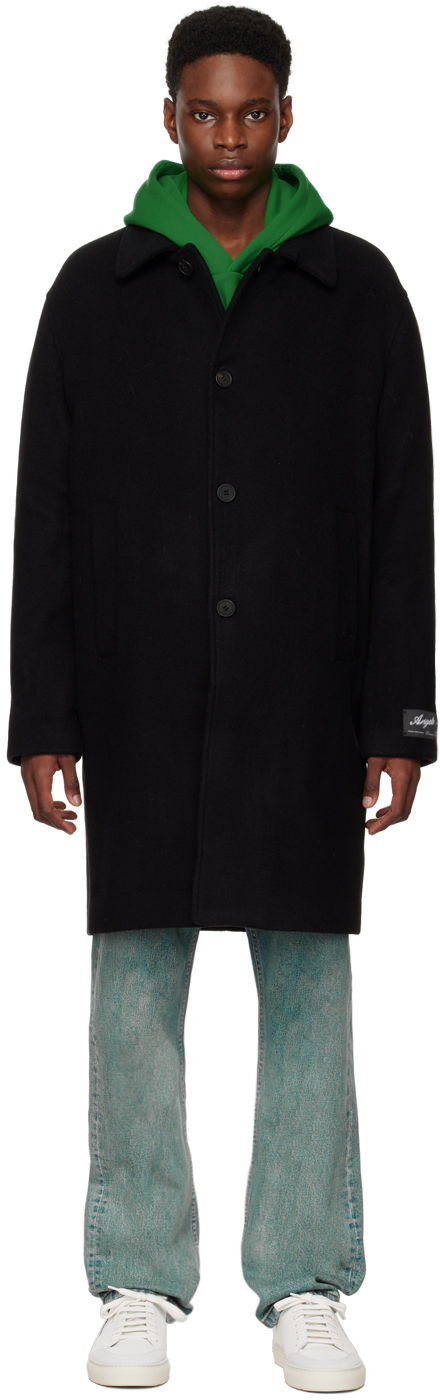 Black Area Coat