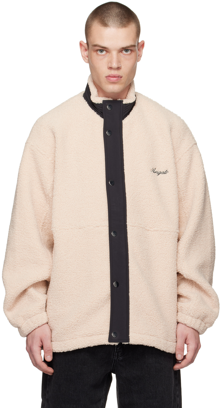Axel Arigato Beige Nomad Pile Jacket