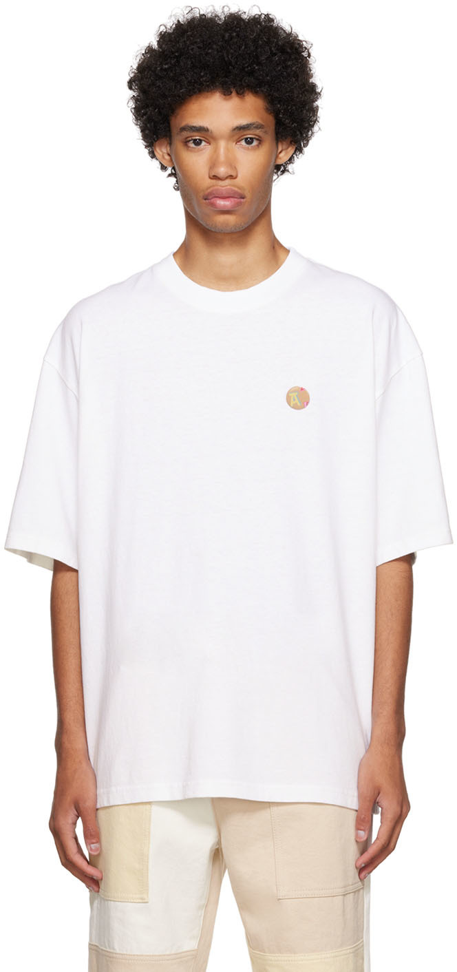 White Acronym Monogram T-Shirt