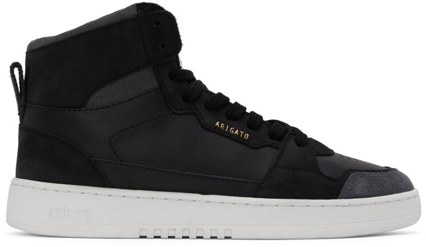 Black Dice Hi Sneakers by Axel Arigato on Sale