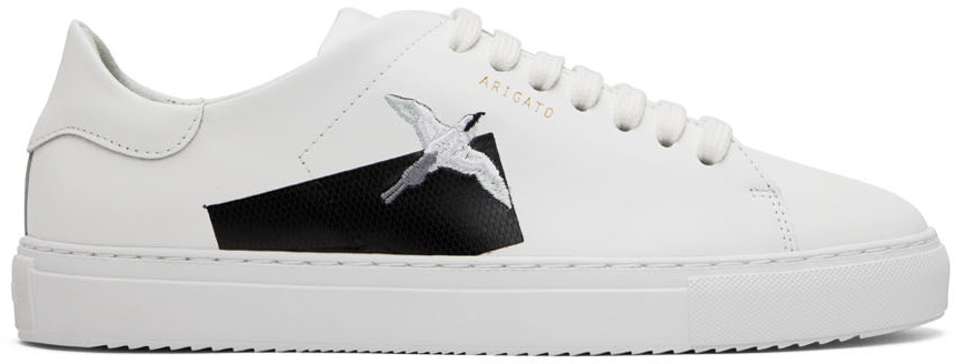 Axel Arigato White Tape Bird Clean 90 Sneakers
