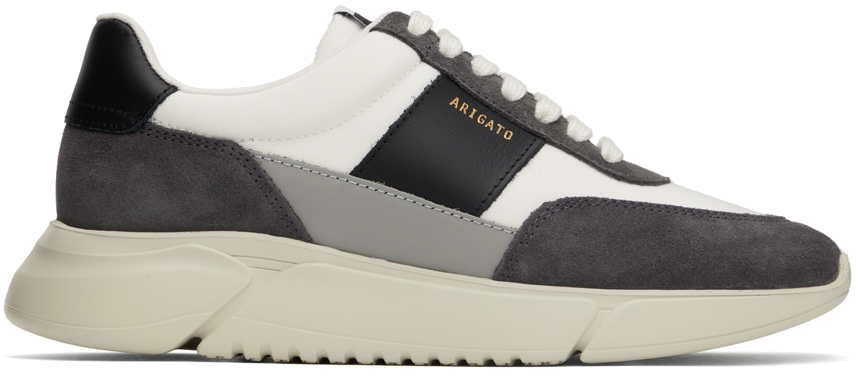 Gray & White Genesis Vintage Sneakers by Axel Arigato on Sale