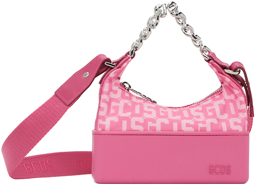 Comma Gcds Monogram Small Twist Bag : Women Bags Pink