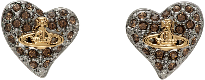 Vivienne westwood tiny on sale diamante earrings