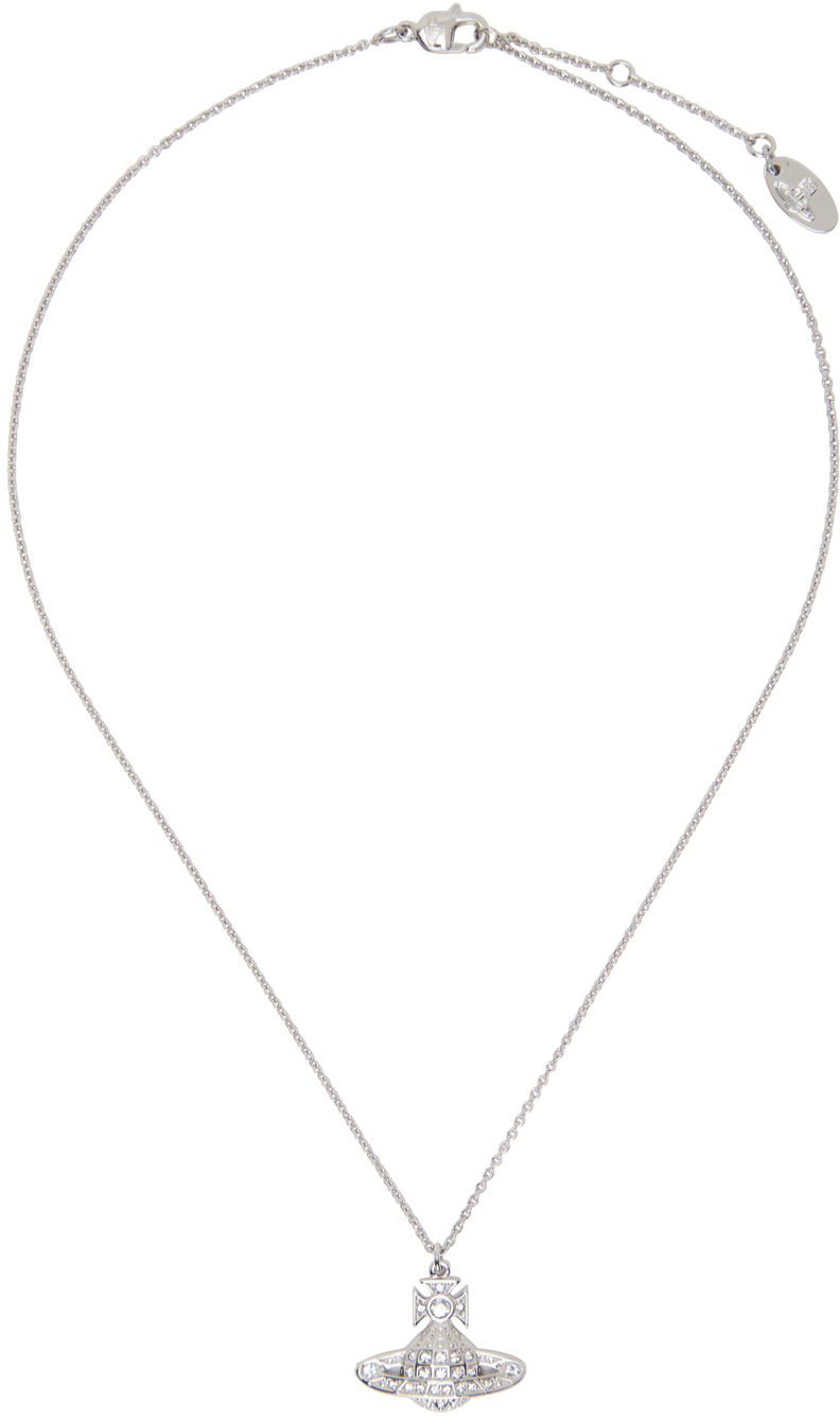 Silver Bas Relief Necklace by Vivienne Westwood on Sale