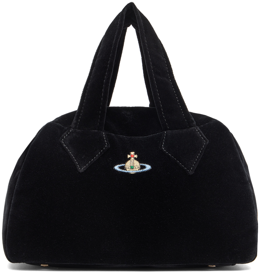 Vivienne Westwood Black Medium Archive Yasmine Bag Ssense Uk