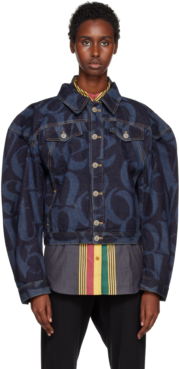 Vivienne Westwood: Blue Boxer Denim Jacket | SSENSE