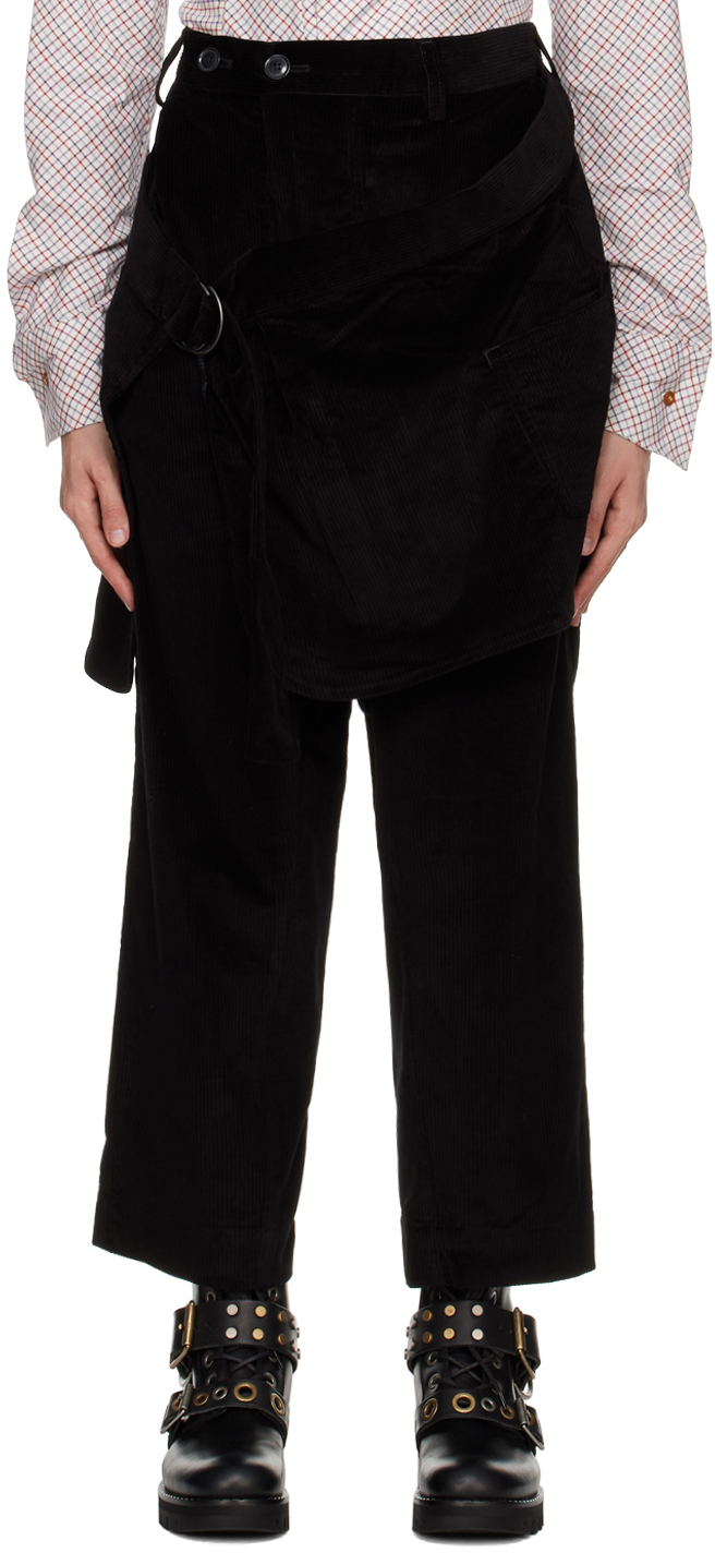 Vivienne Westwood Black Drunken Bondage Trousers
