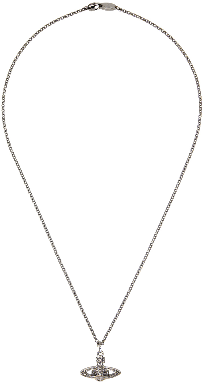 Vivienne westwood hot sale gunmetal necklace