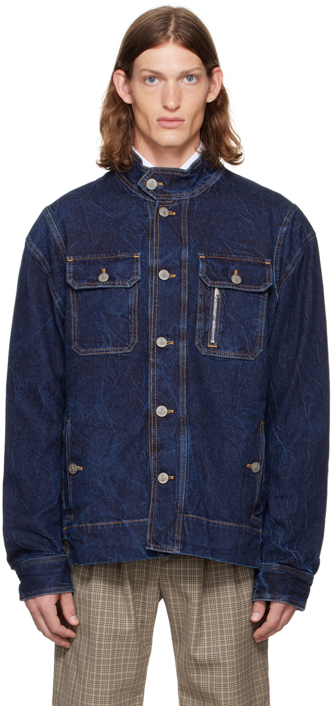 Vivienne Westwood Blue Buttoned Denim Jacket
