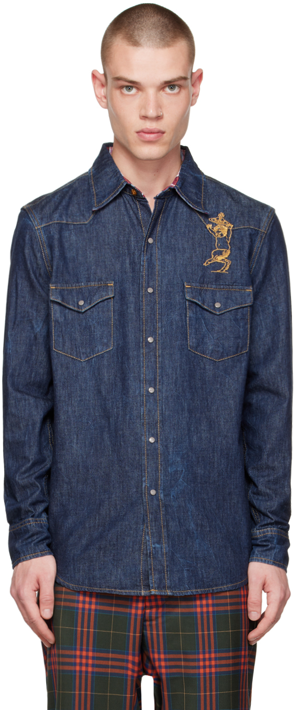 Vivienne Westwood Blue Sid Shirt