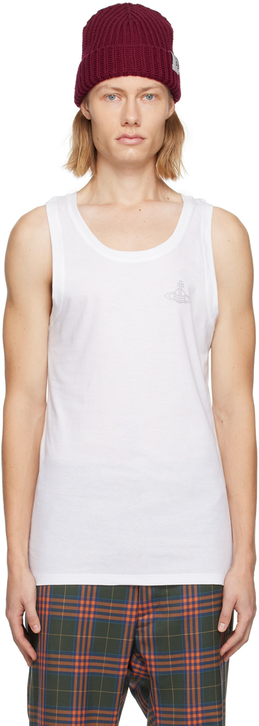 Two-Pack White Tank Tops