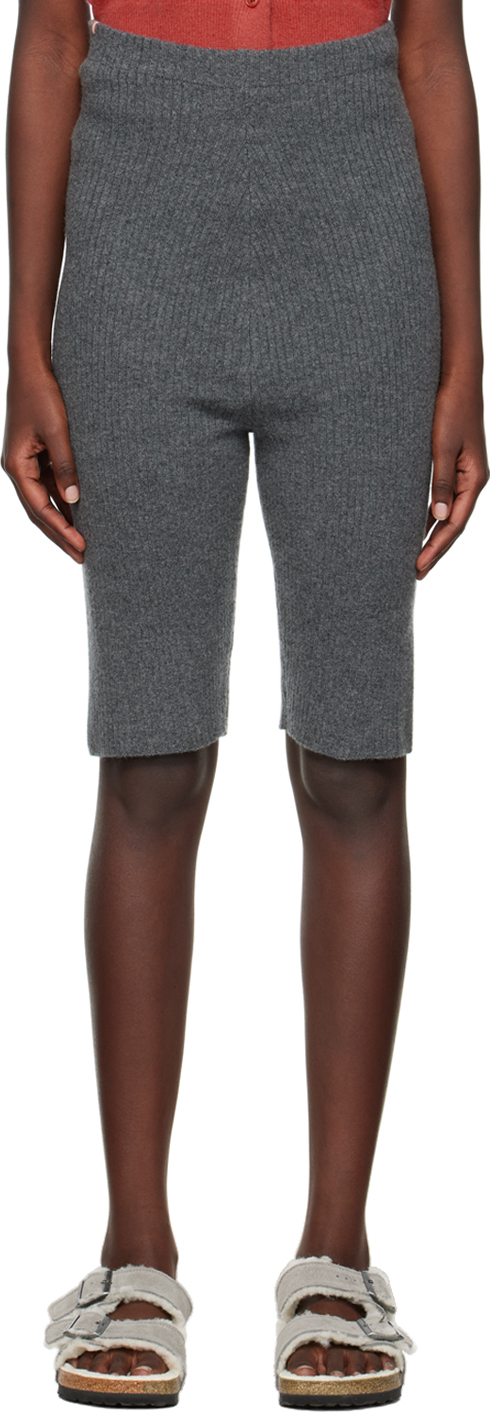 extreme cashmere Gray n°247 Shorts