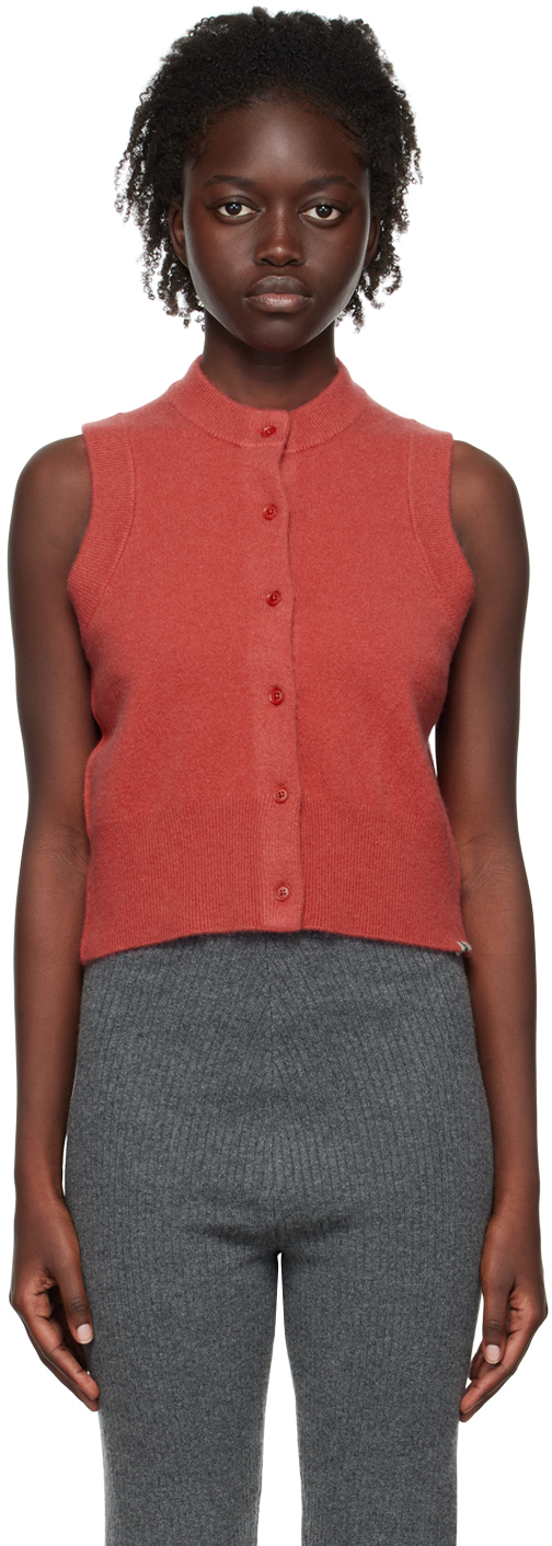 extreme cashmere Red n°193 Cardigan