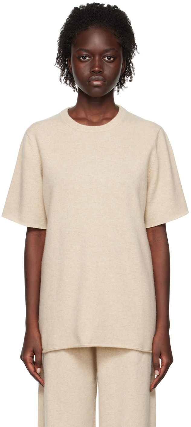 extreme cashmere Beige n°64 T-Shirt