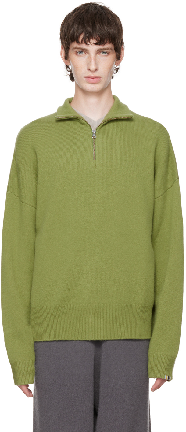 Green n°235 Hike Zip-Up Sweater