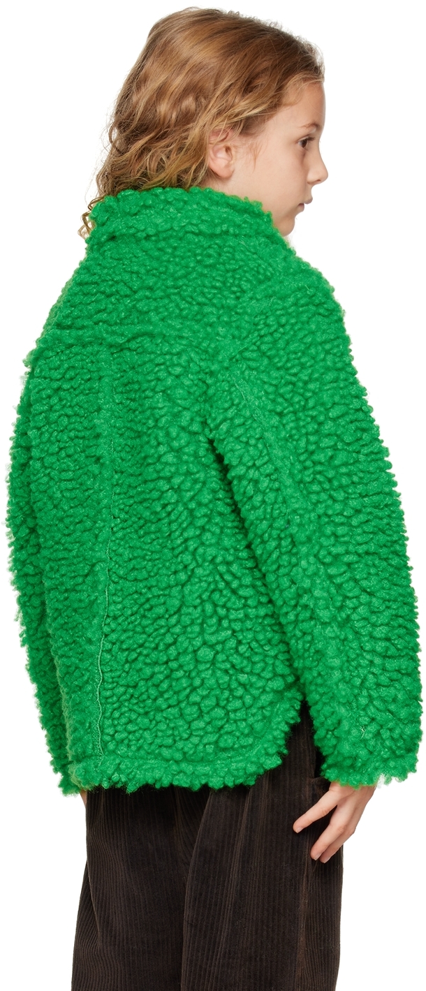 Stand Studio Gwen Teddy Coat In Green