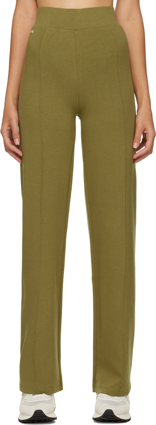 Lune Active Green Forest Pintuck Lounge Pants