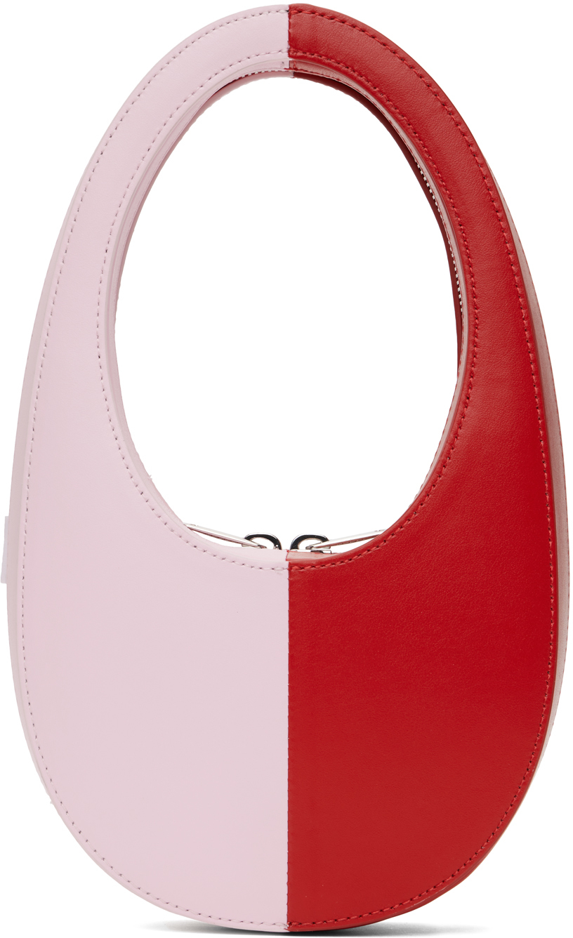 Coperni Red & Pink Mini Swipe Bag