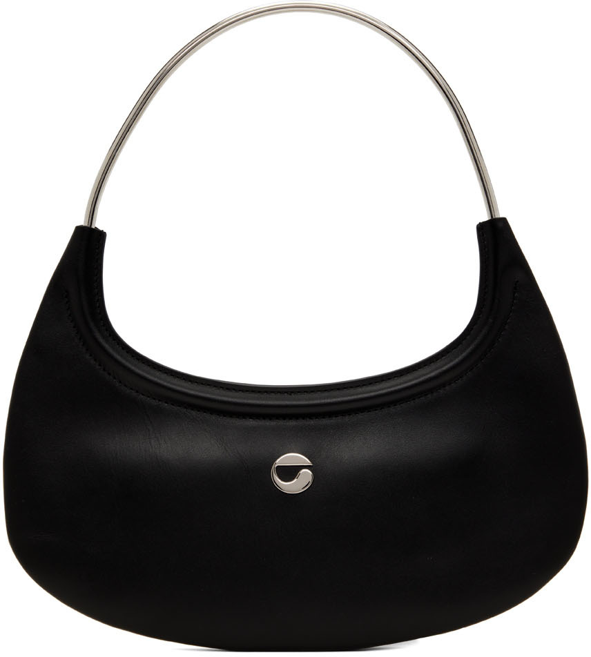 Coperni Black Ring Baguette Swipe Bag