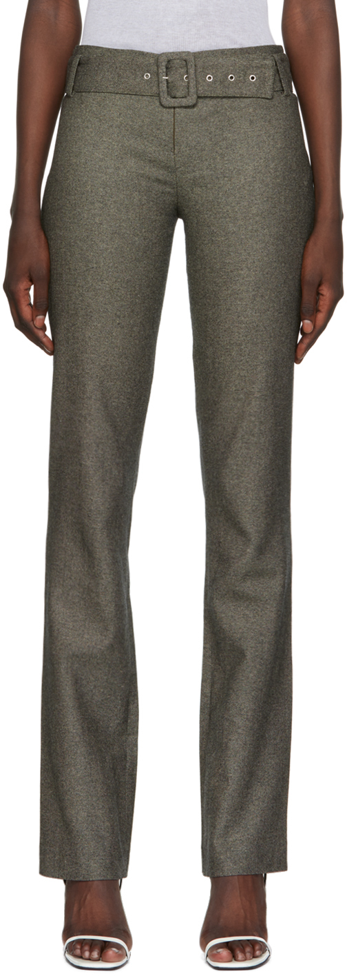 Coperni Gray Belted Trousers