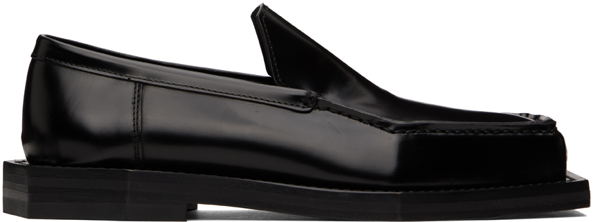 Black 3D Vector Loafers
