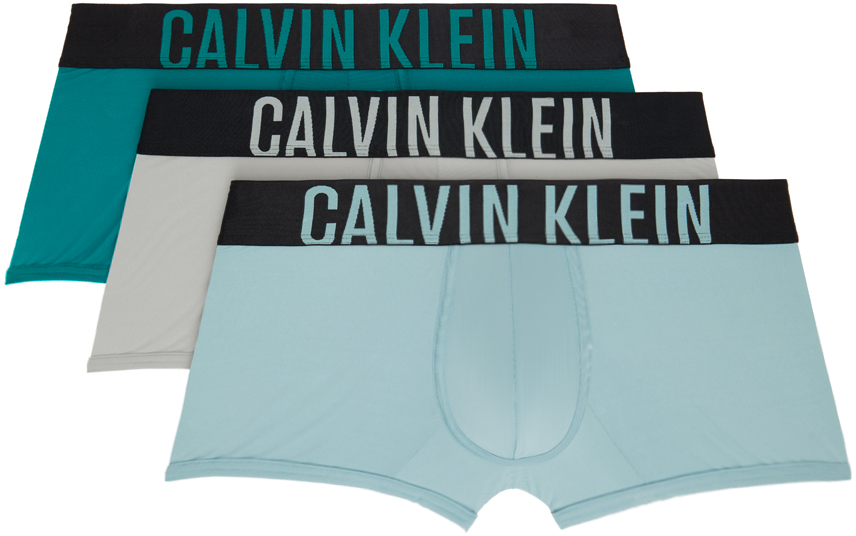 Calvin Klein Underwear: Three-Pack Multicolor Intense Power Micro Boxer  Briefs | SSENSE