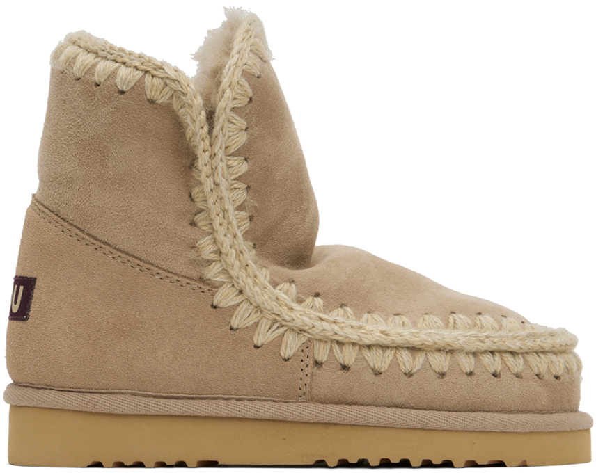 Mou Tan 18 Boots In Cam Camel