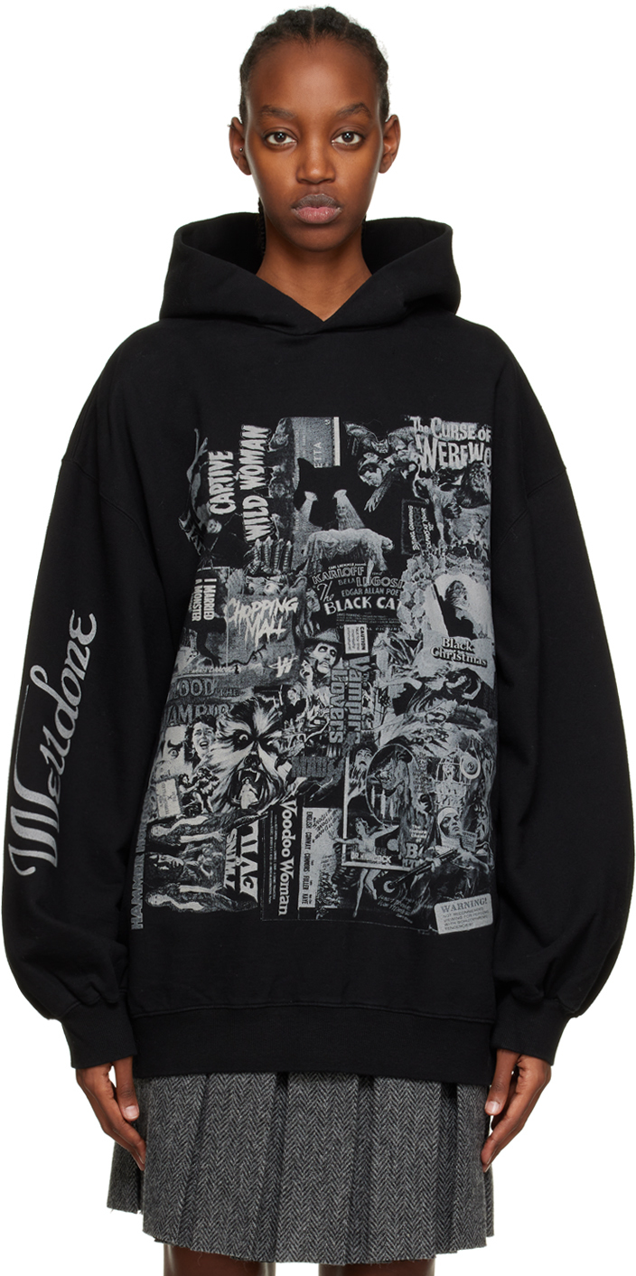 Black Cotton Sweatshirt Ssense Donna Abbigliamento Maglioni e cardigan Felpe e hoodies Felpe 