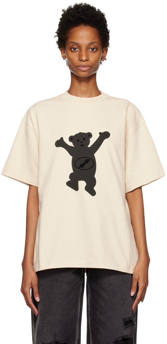 Off-White Teddy T-Shirt by We11done on Sale