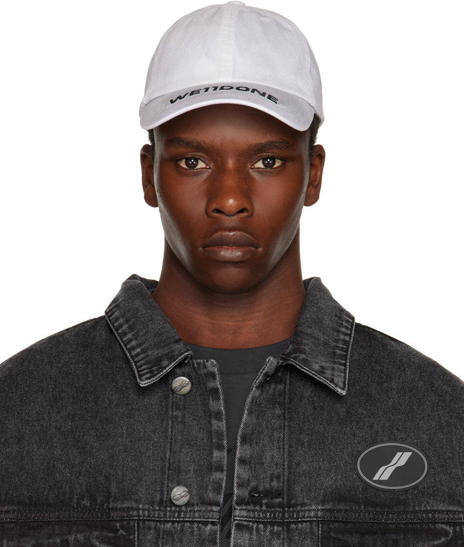 SSENSE Men Accessories Headwear Caps Black & Grey Logo Cap 